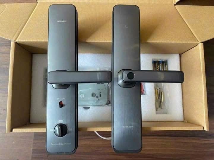 Khóa vân tay Sharp A2-B gray